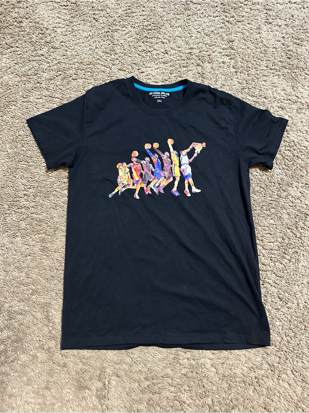 Vintage Nike LeBron James “triple team” shirt 00s size medium